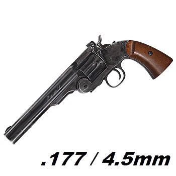 ASG Schofield 6" Co² Revolver 4.5mm Diabolo - Aged