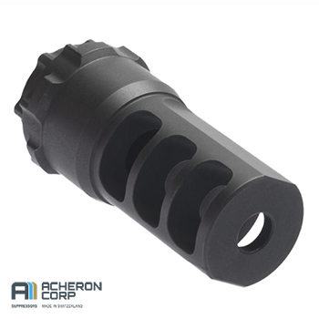 Acheron ® Mündungsbremse (M15x1 HK) mit HexaLug Schnittstelle für Kaliber 5.56mm / .223 REM