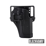 BLACKHAWK! ® CQC Serpa Gürtelholster Glock 17/22/31, rechts - Black