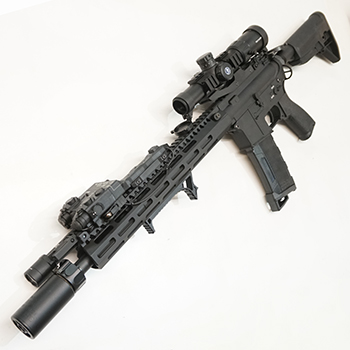 E&C M4 MCMR Carbine QD2.0 QSC AEG (MosFET) Complete Set - Black