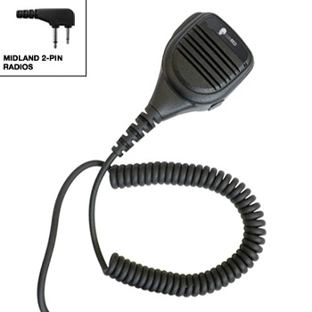 Code RED ® Signal 21 PTT Speaker Microphone - Midland Type