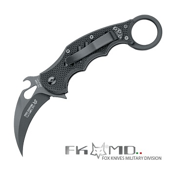 FKMD ® Knives Folding Karambit Knife - Black