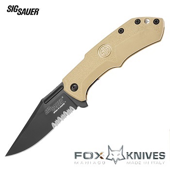 FOX ® Knives x SIG Sauer ® M1 Tactical Folding Knife - TAN