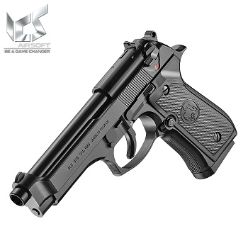 Softair Pistole Beretta M92 Replika B&W Metal Gas GBB Kal 6mm BB Ab 18 über 0,5J 