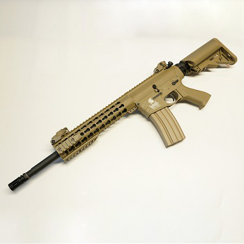Lancer Tactical M4 Mod. II "KeyMod" QSC AEG Set - Desert