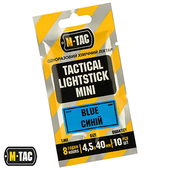 M-Tac ® Light Sticks "Mini" Leuchtstab (10er Pack) - Blau