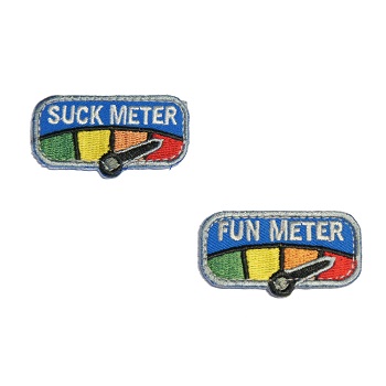 MSM ® Fun-Meter / Suck-Meter Patch - Color