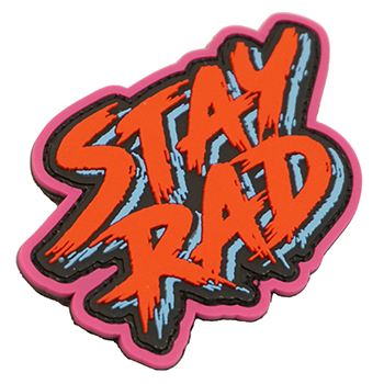 MSM ® Stay Rad Text PVC Patch - Night