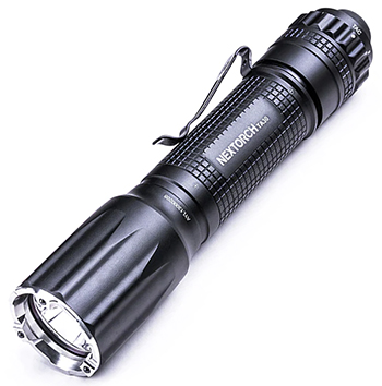 NEXTORCH ® TA30 V2.0 Flashlight (1'300 Lumen, mit Strobo) - Black