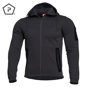 Pentagon ® Tactical Sweater / Jacke "Pentathlon", Black - Gr. S
