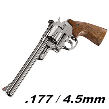 Smith & Wesson M29 Co² Revolver 8 3/8" 4.5mm Diabolo - Burnished Metal